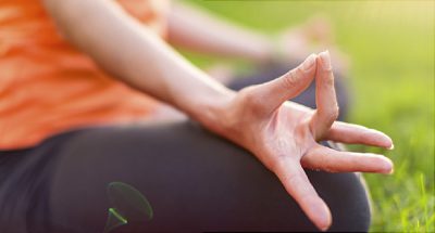 Woman practicing 3 relaxation techniques